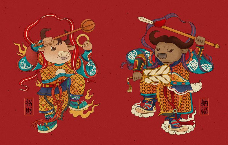 牛年门神