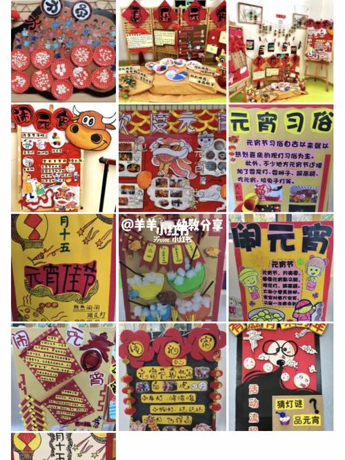 元宵节环创/元宵节展板环创_元宵节去哪玩_幼儿园_薯条_教育_学前教育