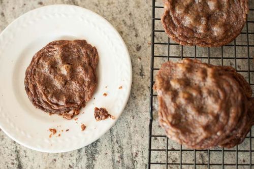 malted chocolate chip cookies