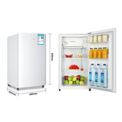 haier/海尔 bc-93tmpf家用冰箱小型单门式宿舍电冰箱冷藏冷冻节能