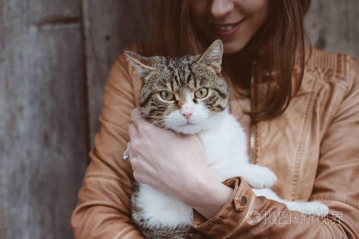 猫主人可爱猫咪画像照片-正版商用图片0yakeg-摄图新