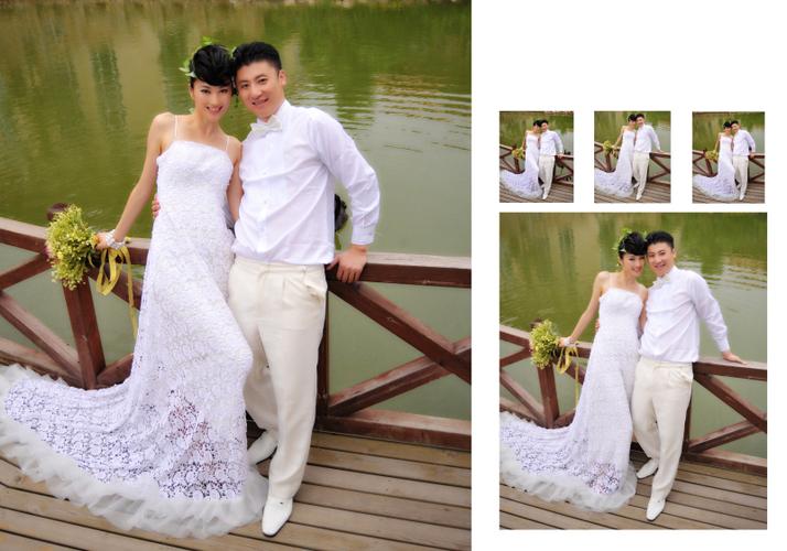 高清-鲁能前队长青岛完婚 精美婚纱照大秀恩爱