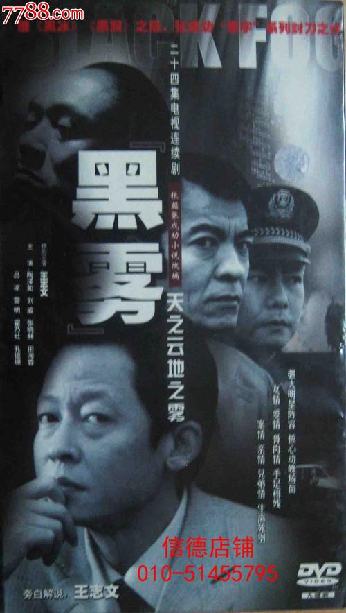 全新未拆正版精装24集9碟dvd电视连续剧:《黑雾》