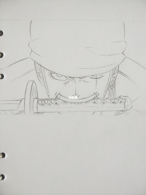 手绘《索隆》~_手绘_海贼王_海贼王索隆_人文_绘画
