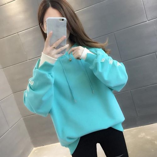 假两件女卫衣春装2020年新款韩版女装宽松春秋薄款外套ins潮上lk
