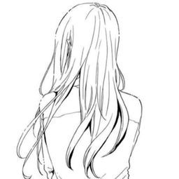 手绘背影动漫女生头像霸气图片大全