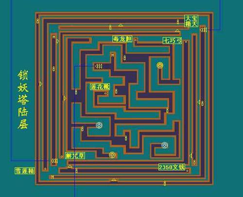 仙剑奇侠传3怎么过锁妖塔迷宫?