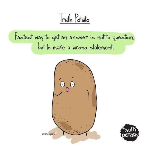 41 bitter truths about life by the "truth potato"