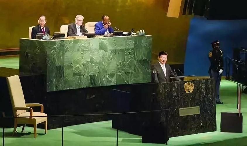 没有人说联合国主席台的石材背景墙不好的,全世界人都会认为他"很