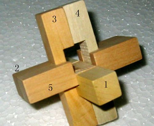 孔明锁图解大全 孔明锁鲁班锁的解法