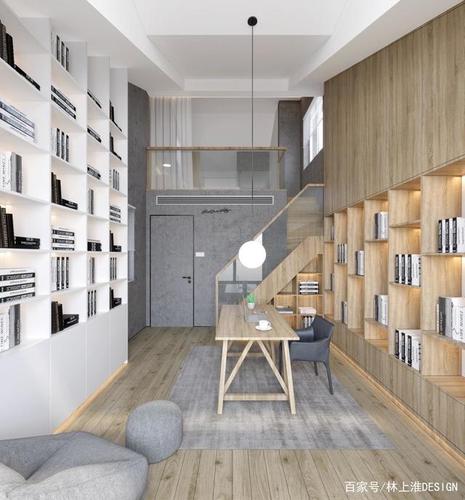 书房loft的设计,灵动可变的空间