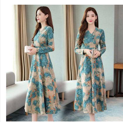 唯品会女装清仓特卖99元包邮特价京东限时9块9长袖v领连衣裙