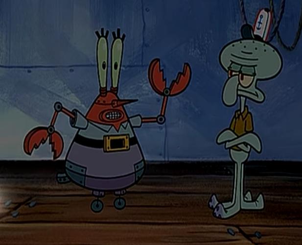 痞老板假扮成蟹老板去偷秘方,在蟹堡王上演真假蟹老板