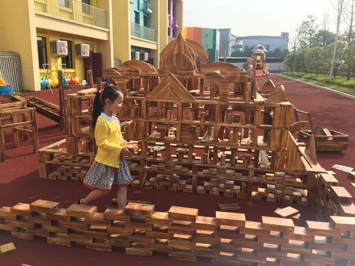 幼儿园户外大型积木碳化炭烧积木防腐大积木儿童构建区益智玩具