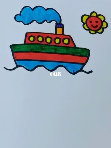 轮船08_绘画_画画_文化_绘画