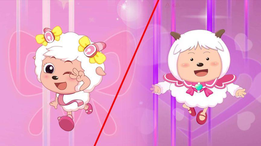 喜羊羊与灰太狼之异国大营救:美羊羊的拟人照好美,暖羊羊失宠了