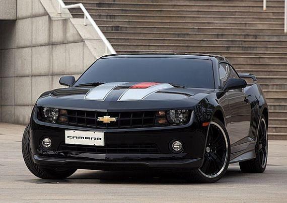 大黑蜂降临 实拍雪佛兰科迈罗钨金黑版