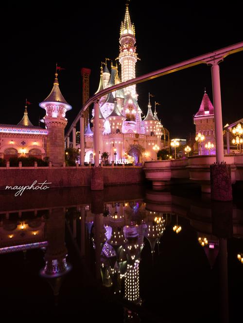 罗蒙环球乐园城堡98黑夜中绽放_城堡_旅行_宁波旅行