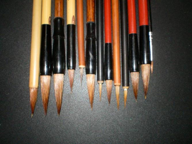 贡品狼毫 精品狼毫 各种笔大中小 13本セット !