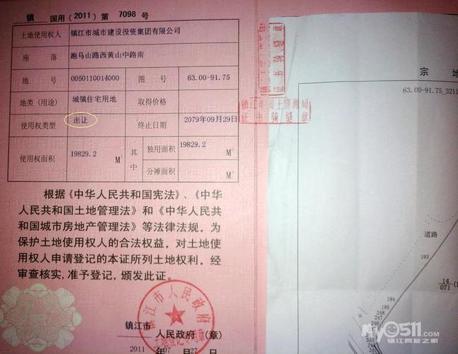 网上公示的土地证