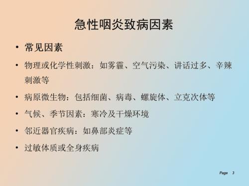 急性咽炎的中药治疗