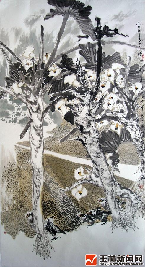 访容县籍中国著名花鸟画家陈再乾教授
