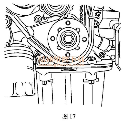 雪佛兰景程20ll34发动机正时校对方法