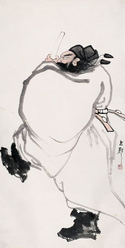 萧立声人物画作品欣赏