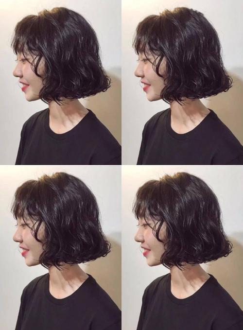 短发"蛋蛋卷"烫发发型