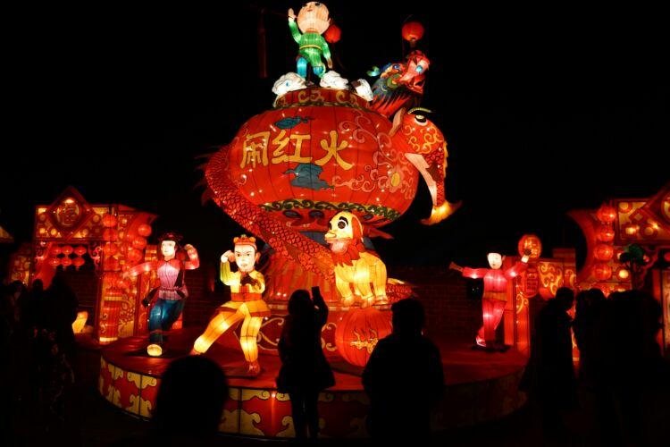 2017年山西大同春节正月十五灯展