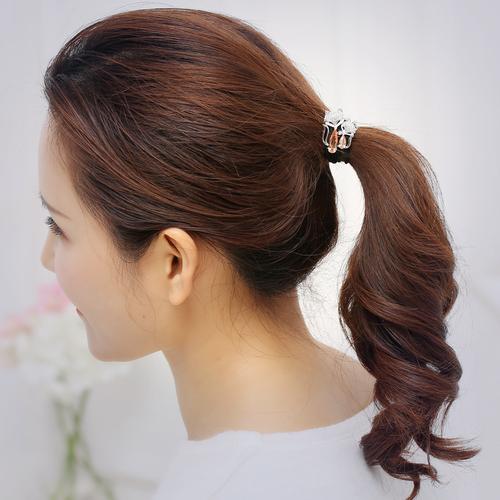 韩国发饰水晶发绳水钻头绳高弹力女士扎头发皮筋成人马尾发圈发饰