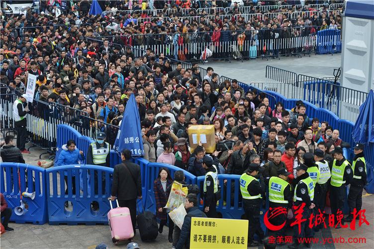 停留旅客少了!春运广州火车站旅客得到有序疏导