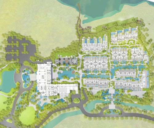 广州增城森林海温泉度假酒店景观设计纬图设计机构