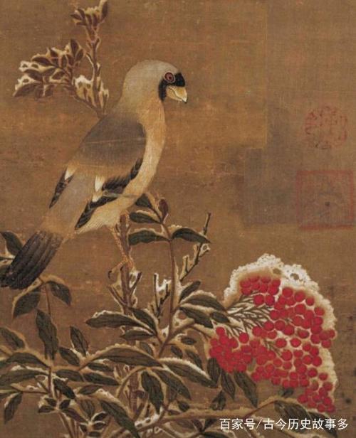 徐熙又是一位高质的画家,《圣朝名画评》上载他有一幅《石榴图》,在一