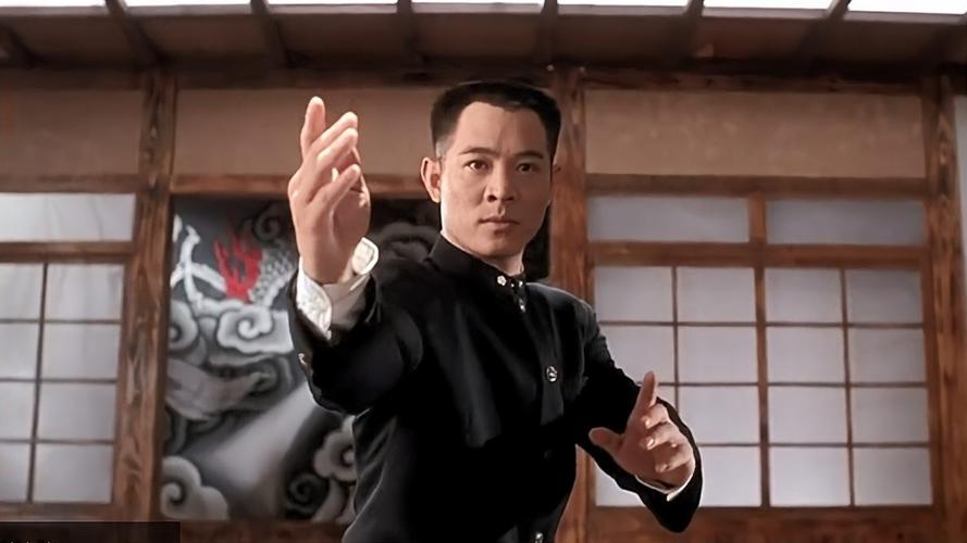 陈真真功夫电影李连杰大战日本道场高手出手凶猛凌厉太霸气了
