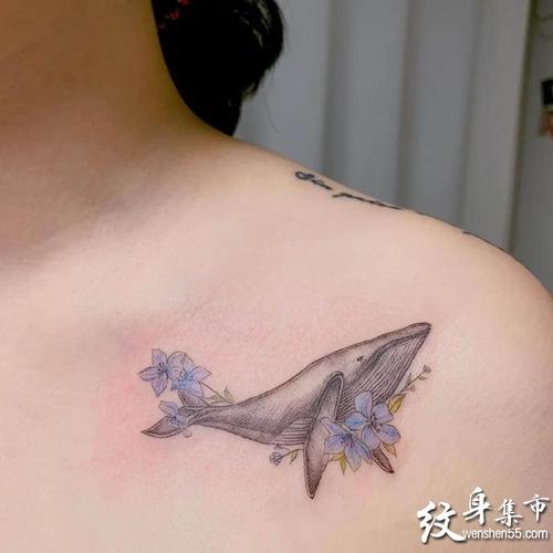 锁骨纹身,锁骨纹身手稿,锁骨纹身手稿图案