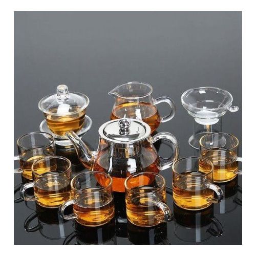 富光品牌耐热玻璃茶具套装家用整套泡茶壶玻璃功夫茶具茶漏器茶杯