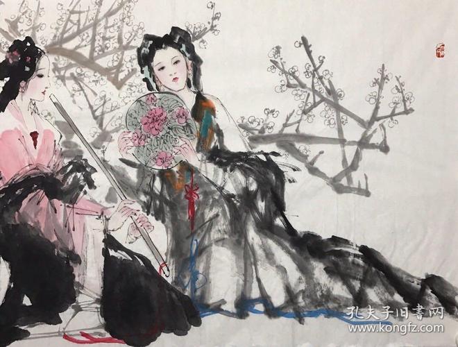 陈政明精品人物136x66cm!