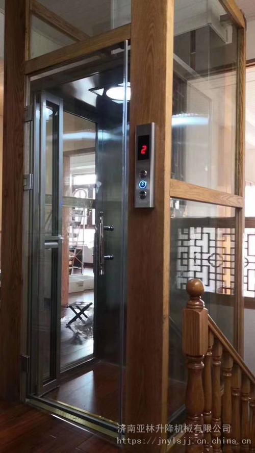 家用电梯2层3层亚林定制 别墅观光电梯 老人代步电梯 家庭用 轮椅升降