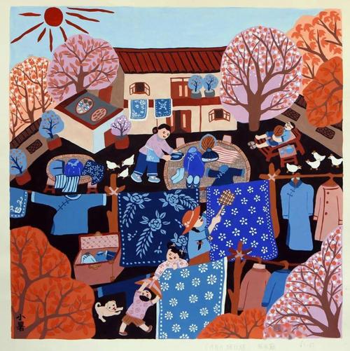 "秀水田园"美丽乡村二十四节气主题农民画比赛获奖作品正式公布