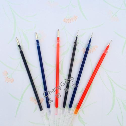 全针管笔芯 中性笔芯 水笔替芯 厂家批发蓝色/红色/黑色笔芯0.5mm