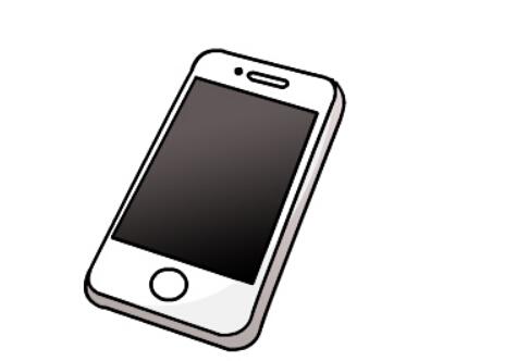 通讯工具简笔画大全_如何学画智能手机的简笔画画法