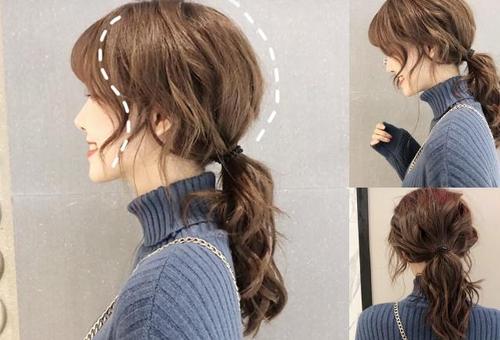 冬季流行的低马尾扎发,简单易懂又好看,怎么扎都显气质