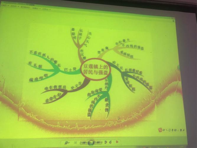禾丰镇黄田小学四年级《大林和小林》思维导图分享