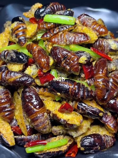 《 干煸蚕蛹 》这样做嘎嘎香!_美食_小红书爆款美食_美食_美食教程
