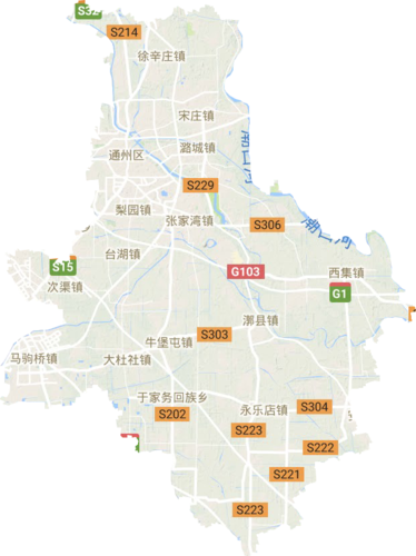 通州区行政区域简介