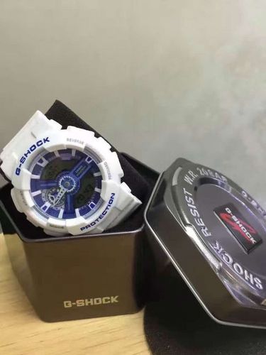 原单带抬手灯 卡西欧 g-shock系列手表 白蓝