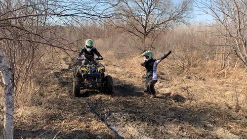 基地布有迷你utv儿童越野区,utv卡丁车越野区,atv沙滩摩托越野区,越野