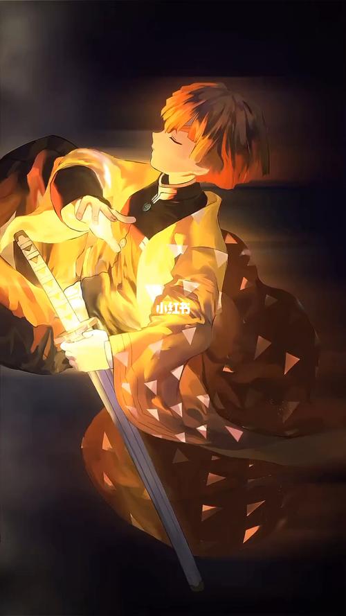 吾妻善逸_壁纸_鬼灭之刃_素材_壁纸