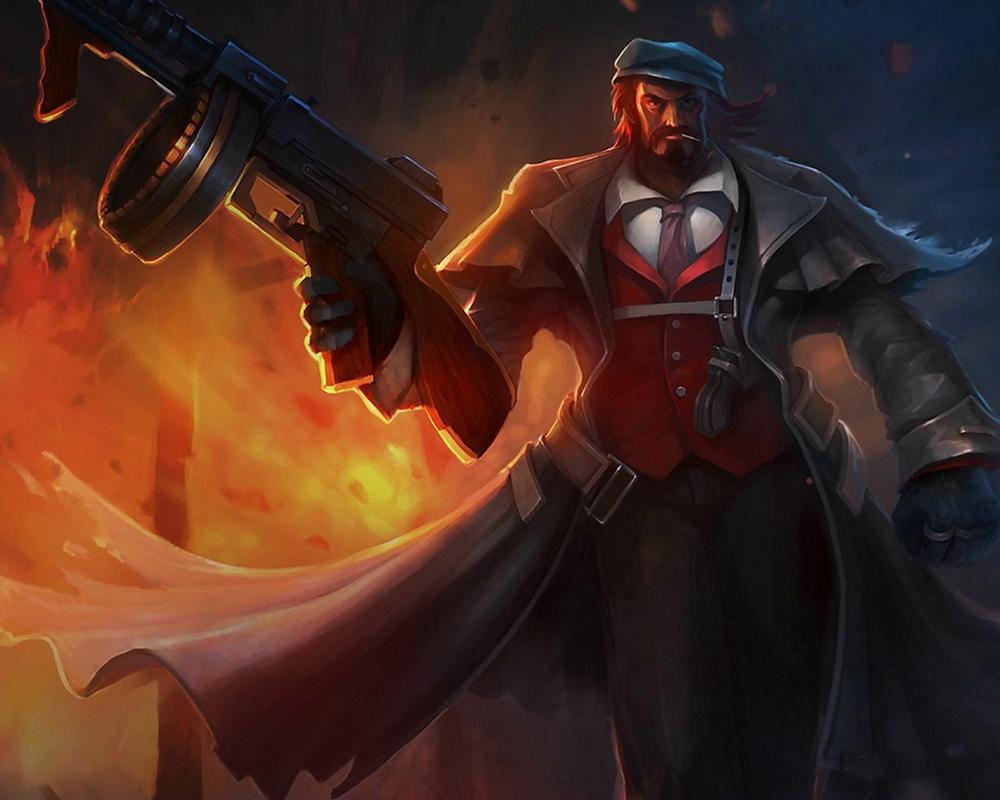 lol英雄联盟法外狂徒壁纸_游戏人物格雷福斯